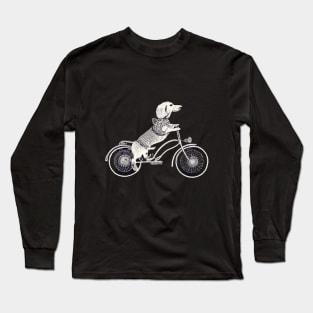 Biking Doxie Long Sleeve T-Shirt